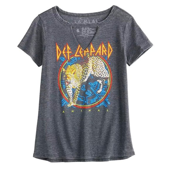 Def Leppard Tour 1983 Choker Tee M L XL 2X NWT - Picture 2 of 4